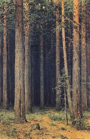 Ivan Shishkin Forest Reserve, Pine Grove oil painting picture